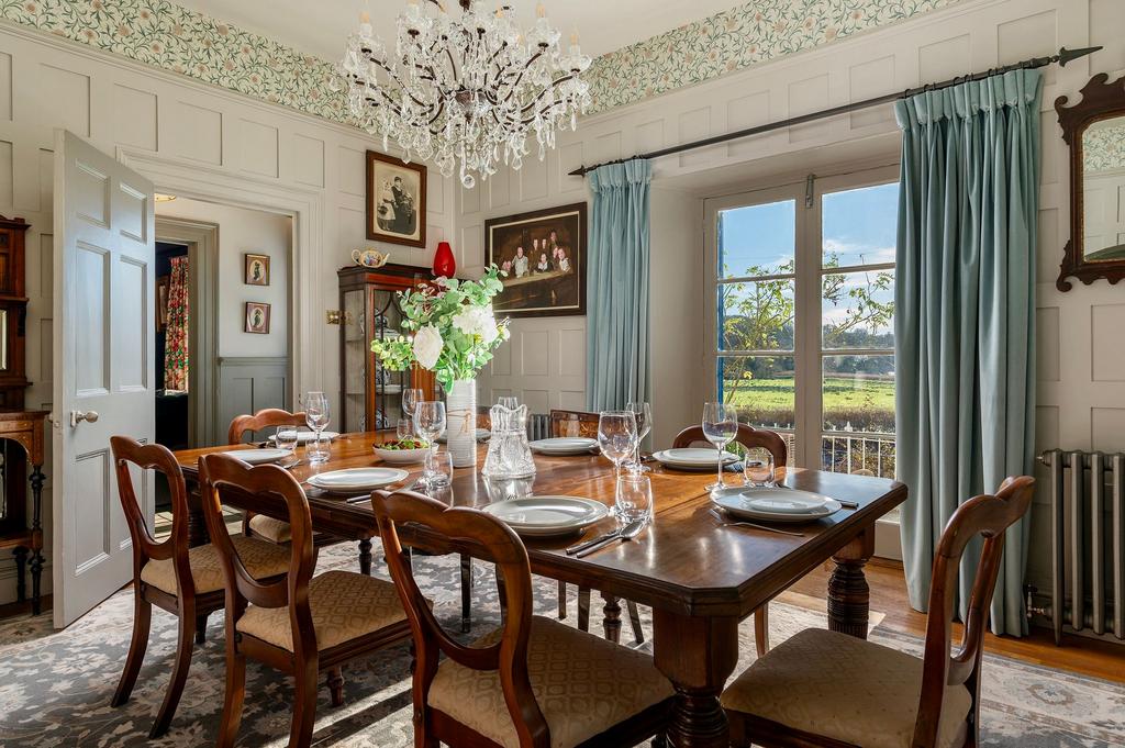Dining Room. Danescombe Valley House, Calstock....