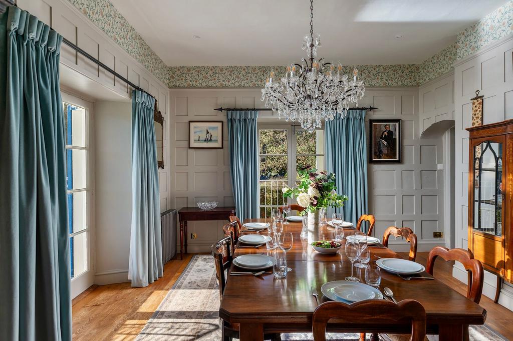 Dining Room. Danescombe Valley House, Calstock....