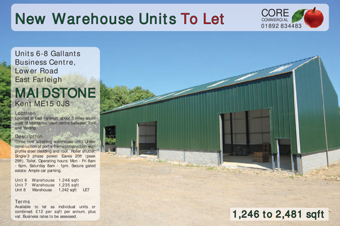 Warehouse to rent, Lower Rd East Farleigh ME15 0JS
