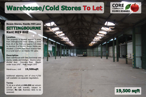Warehouse to rent, Hawks Hill Ln Bredgar ME9 8HE