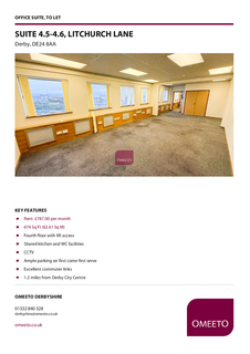 Office to rent, Litchurch Ln Derby DE24 8AA