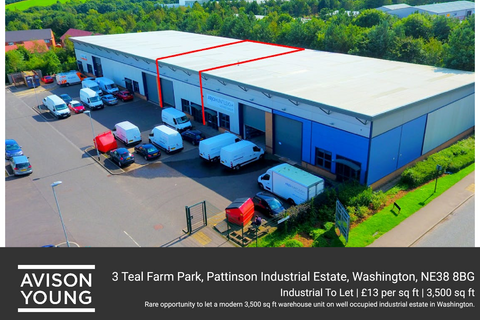 Warehouse to rent, Teal Farm Way Washington NE38 8BG