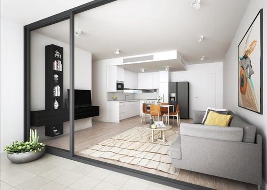Richardson - i3 - apt type a interior - living and