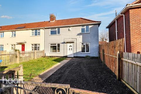 3 bedroom end of terrace house for sale, Brasier Road, Norwich