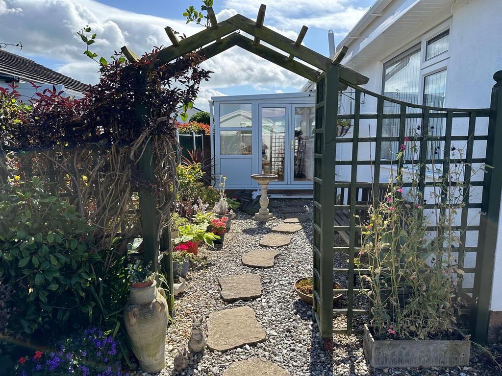 Landscaped rear garden