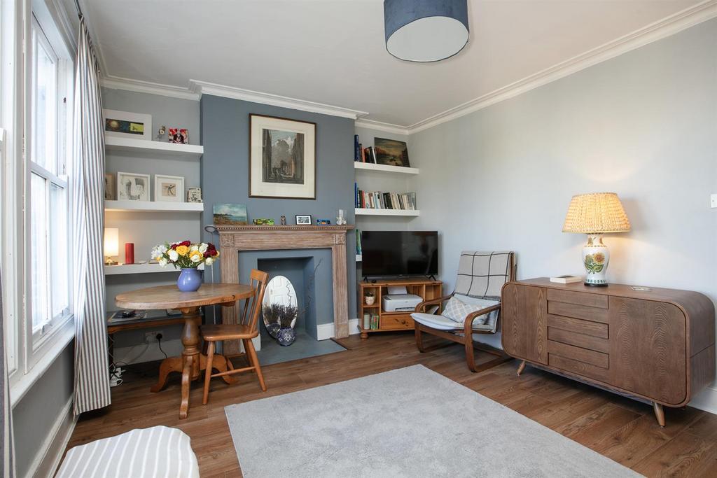 Living room, fireplace