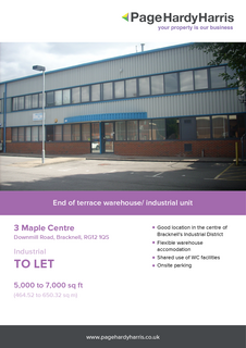 Warehouse to rent, Downmill Rd Bracknell RG12 1QS