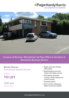 Distribution warehouse to rent, Brook House, Downmill Road Bracknell RG12 1QS