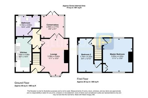2 bedroom semi-detached house for sale, Lisle Road, Harton, South Shields, Tyne and Wear, NE34 6DJ