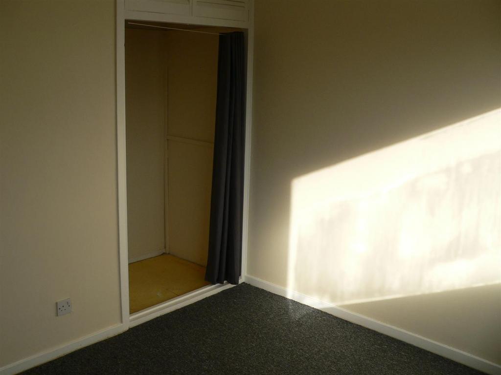 Wardrobe area of bedroom
