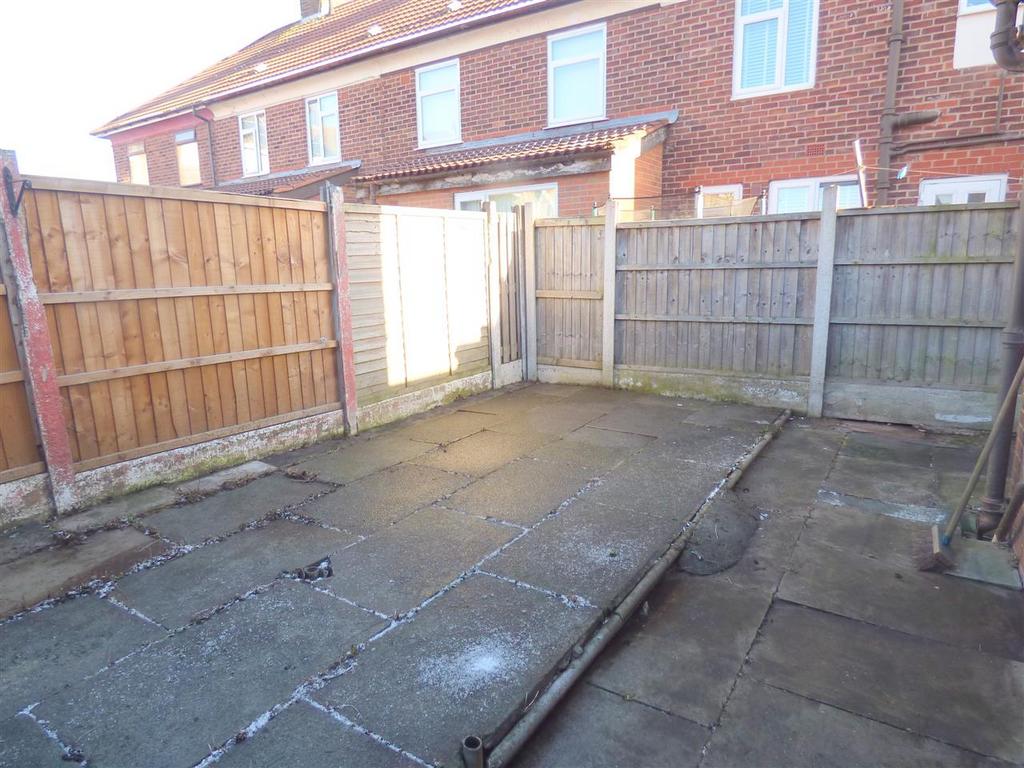 Rear patio