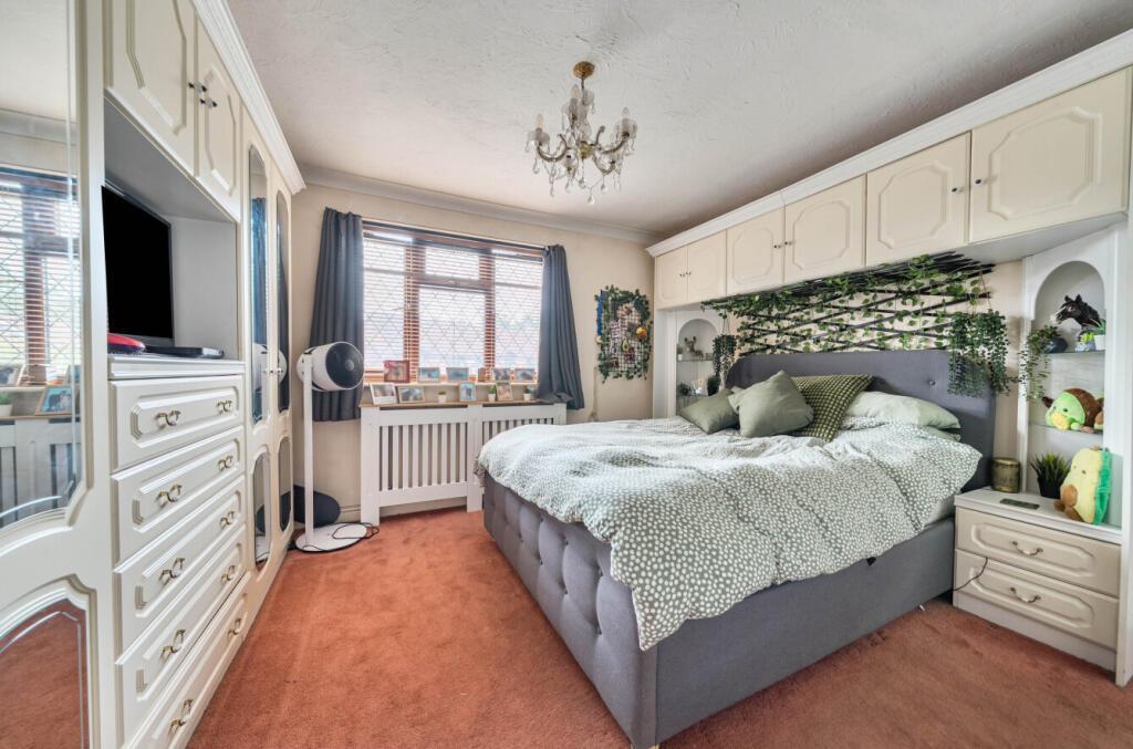 Bedroom 1 with wardrobes