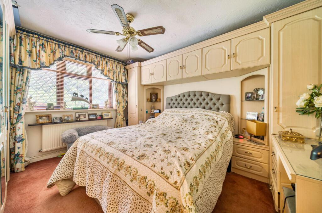 Bedroom 2 with wardrobes