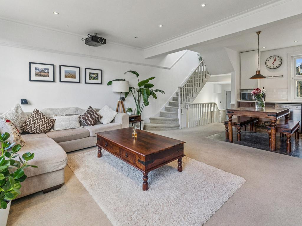 Open-plan living area, open plan living