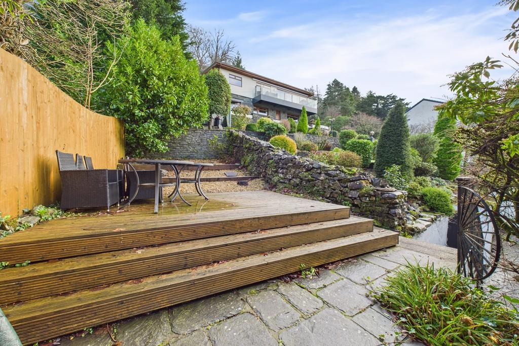 Rear decked area