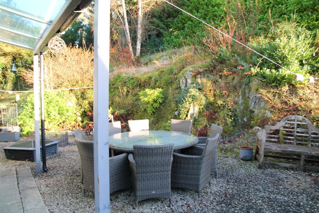 Rear garden - outdoor seating area