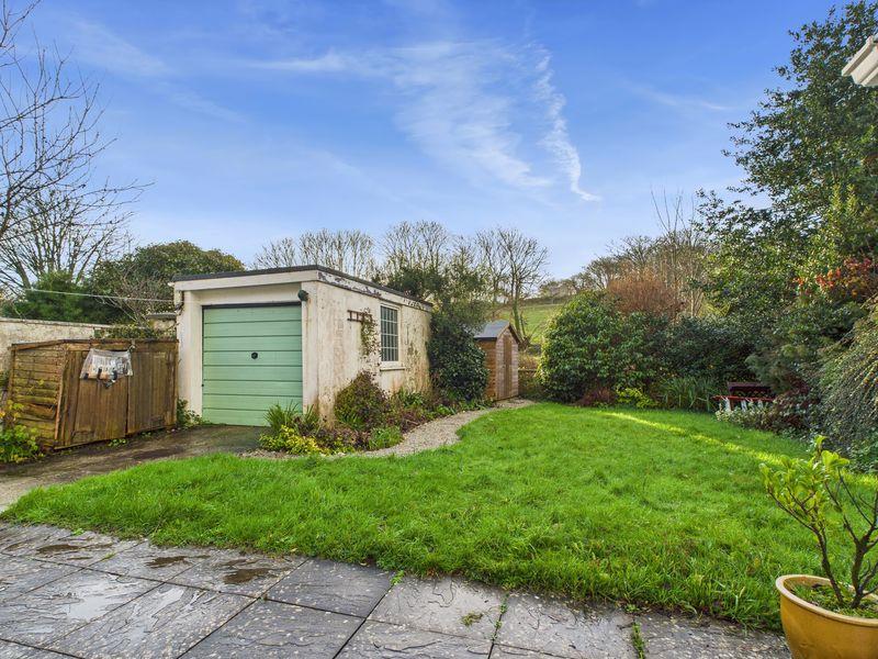 Garden and garage