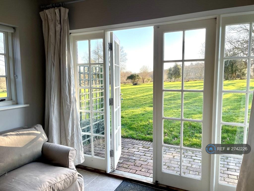Franch Doors To Garden And Fields