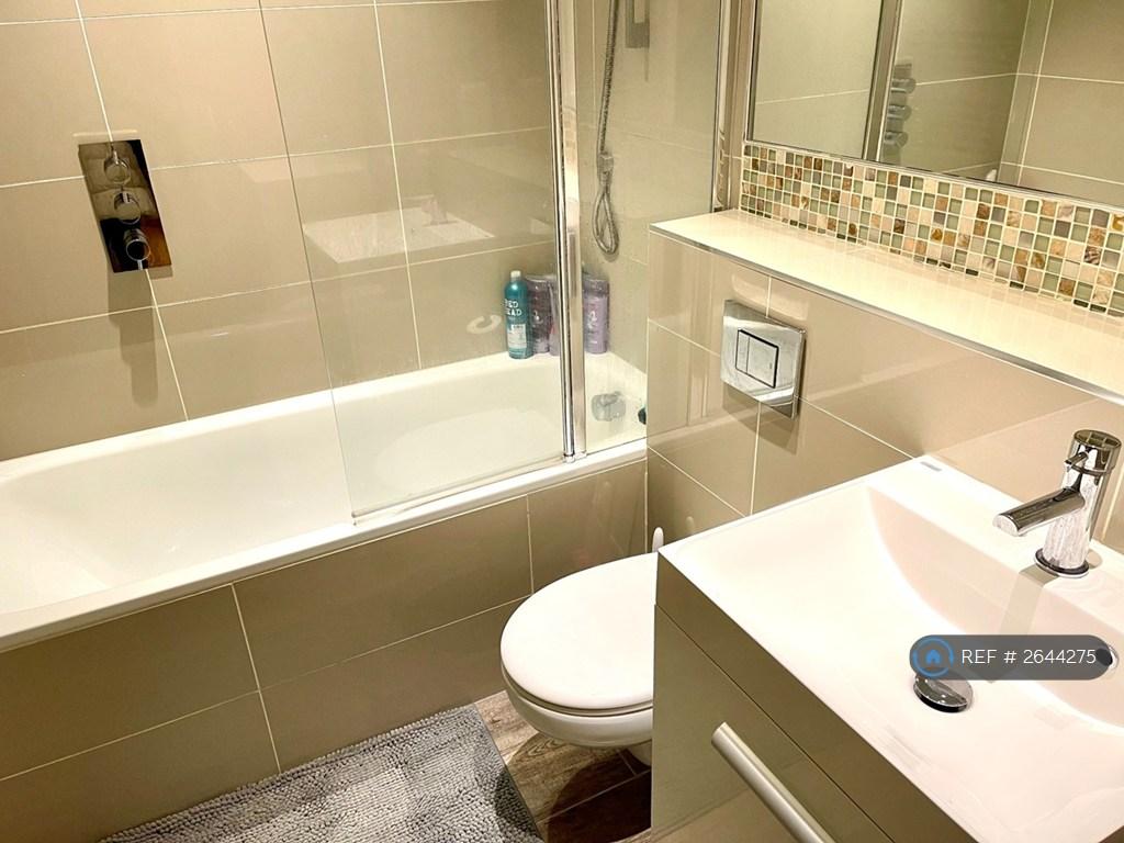 Bathroom With Shower Over Bath