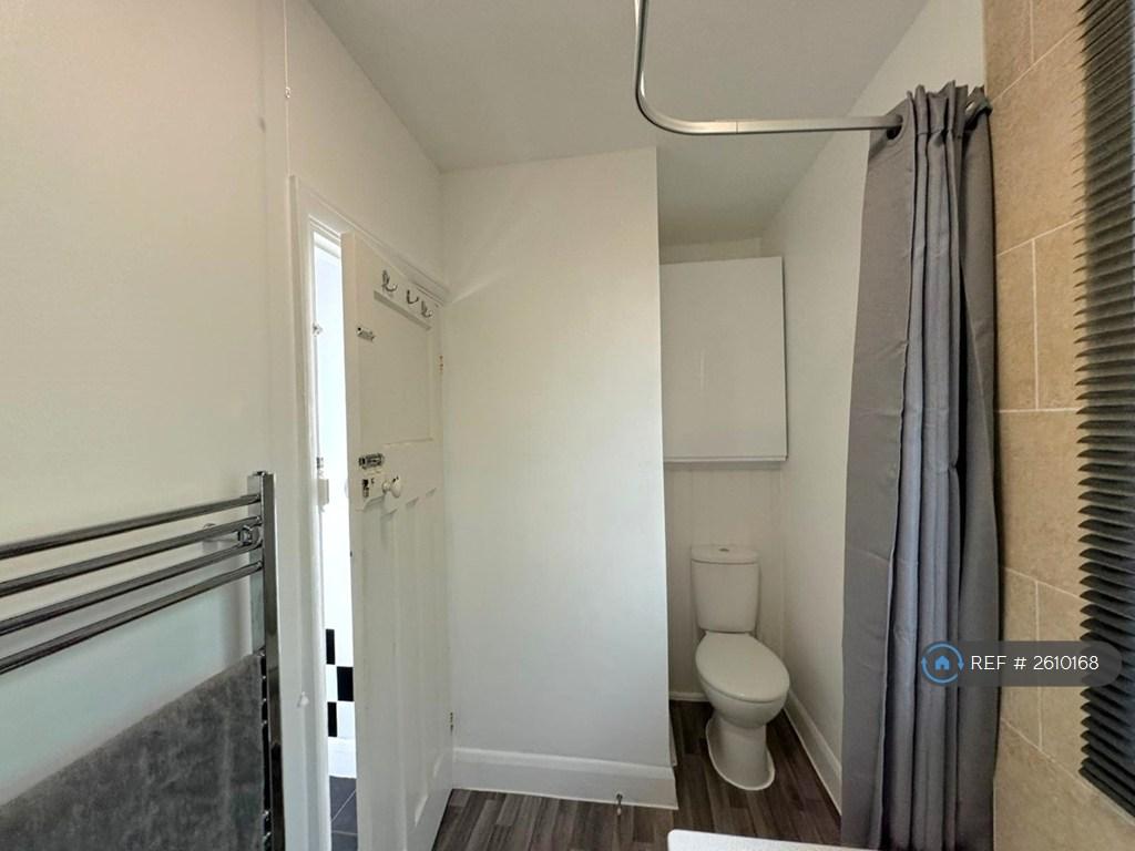 Bathroom With Newly Installed Toilet