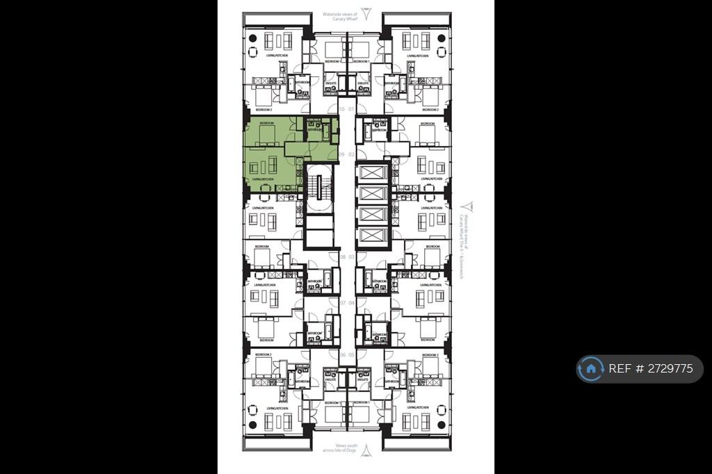 21st Floor Plan