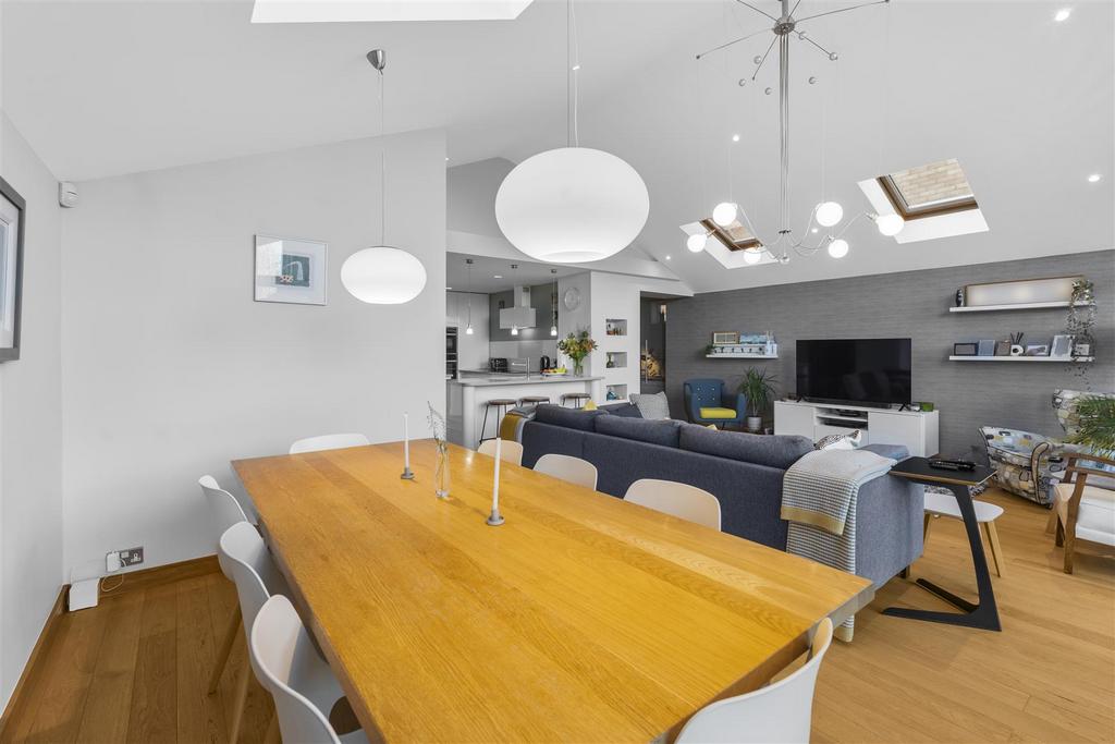 Rear Aspect Living & Dining Room