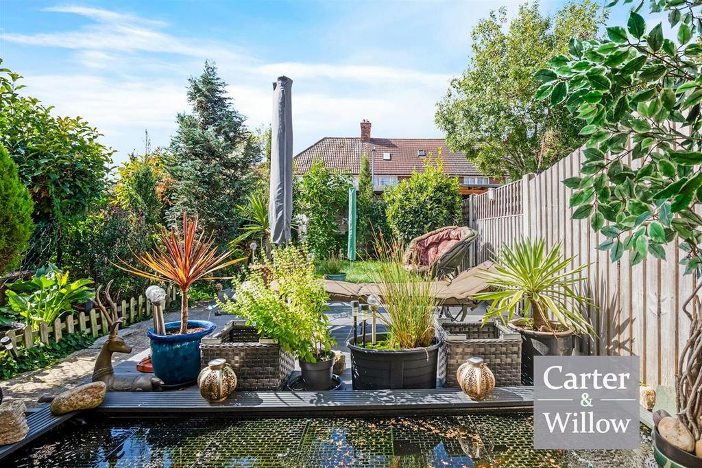 Private rear garden