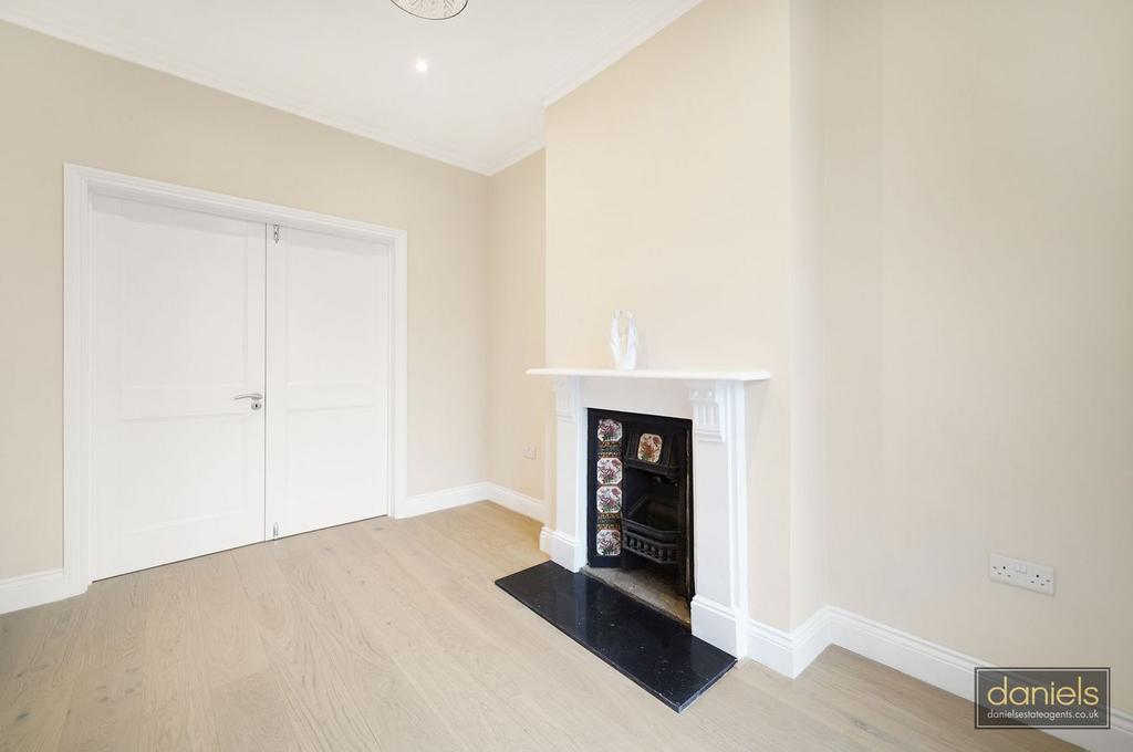 Living room, fireplace