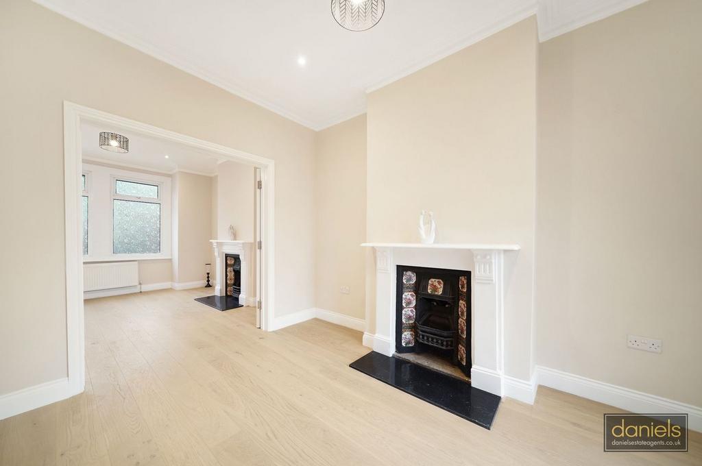 Living room, fireplace