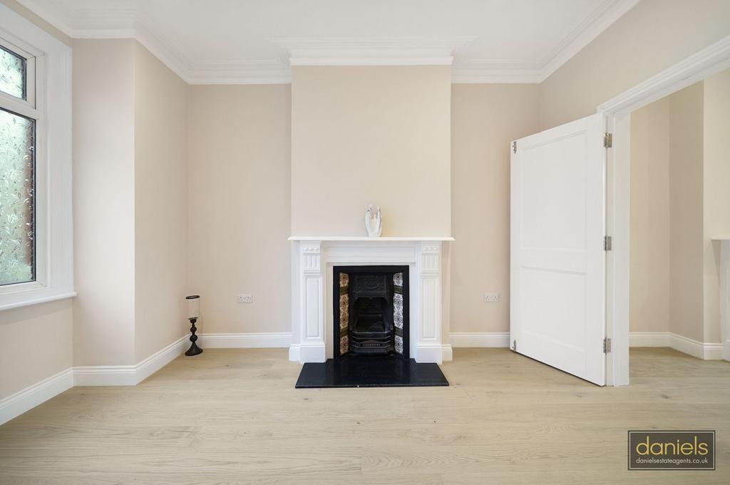 Reception room, fireplace