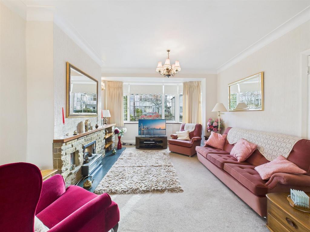 Living room, fireplace