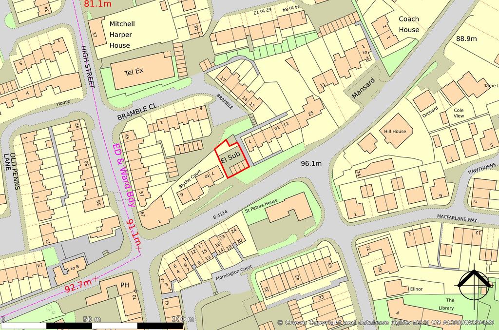 Map blythe-road-coleshill-birmingham-b46-1ae detai