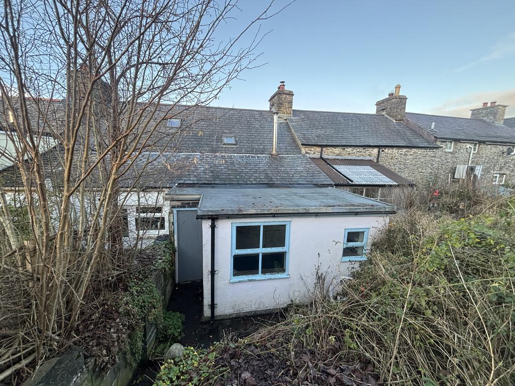 Rear of property