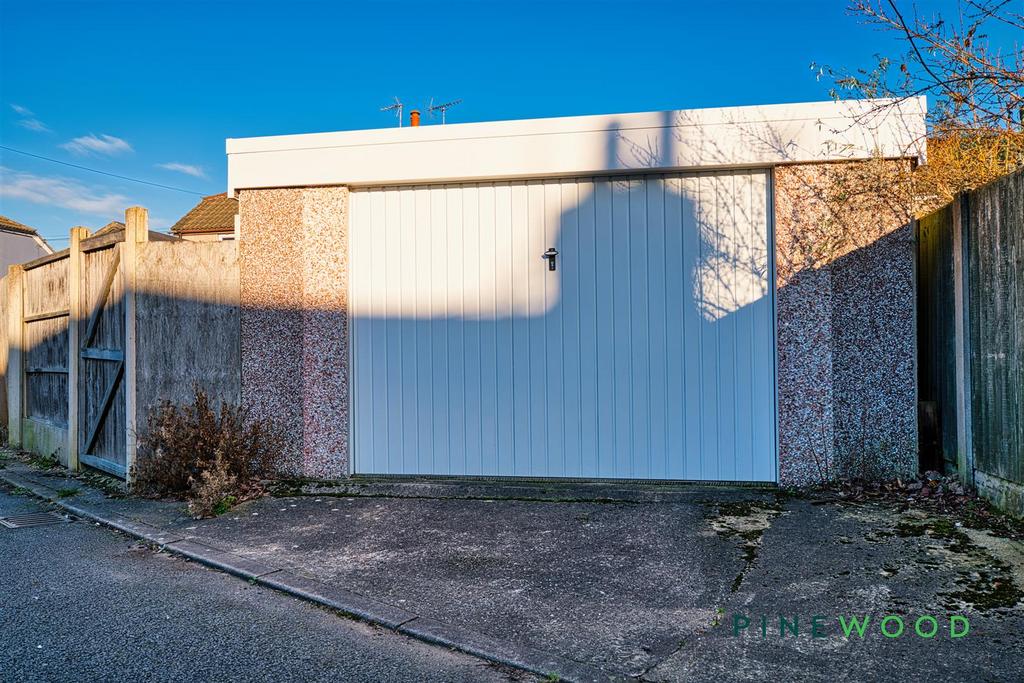Rear garage