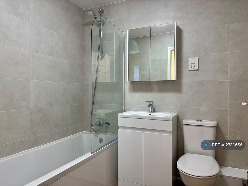 New Bathroom With Vanity Unit And Shower