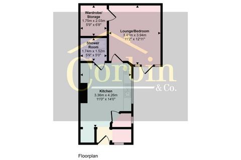 Studio to rent, Ashridge Parade Wimborne Road, Bournemouth, BH10 7