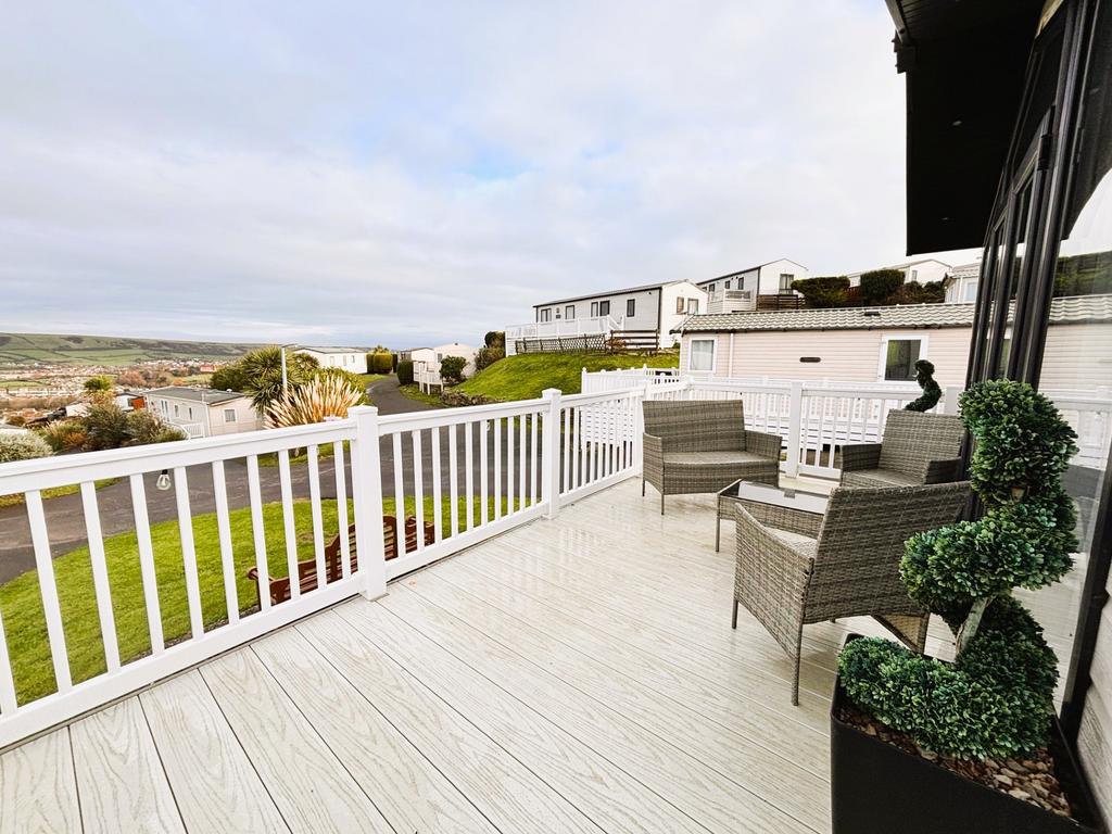 View from decking