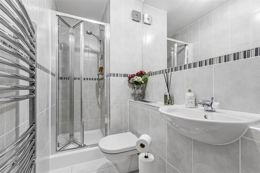 Downstairs shower room/cloakroom: