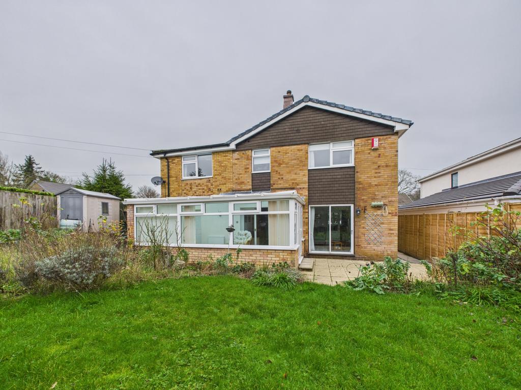 Rear of property