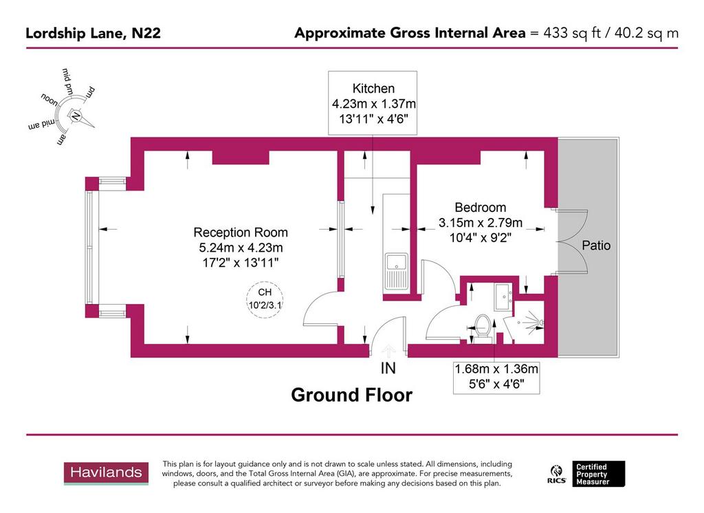 Flat 1, 686 Lordship Lane N22 5 JN-Floor Plan.jpg