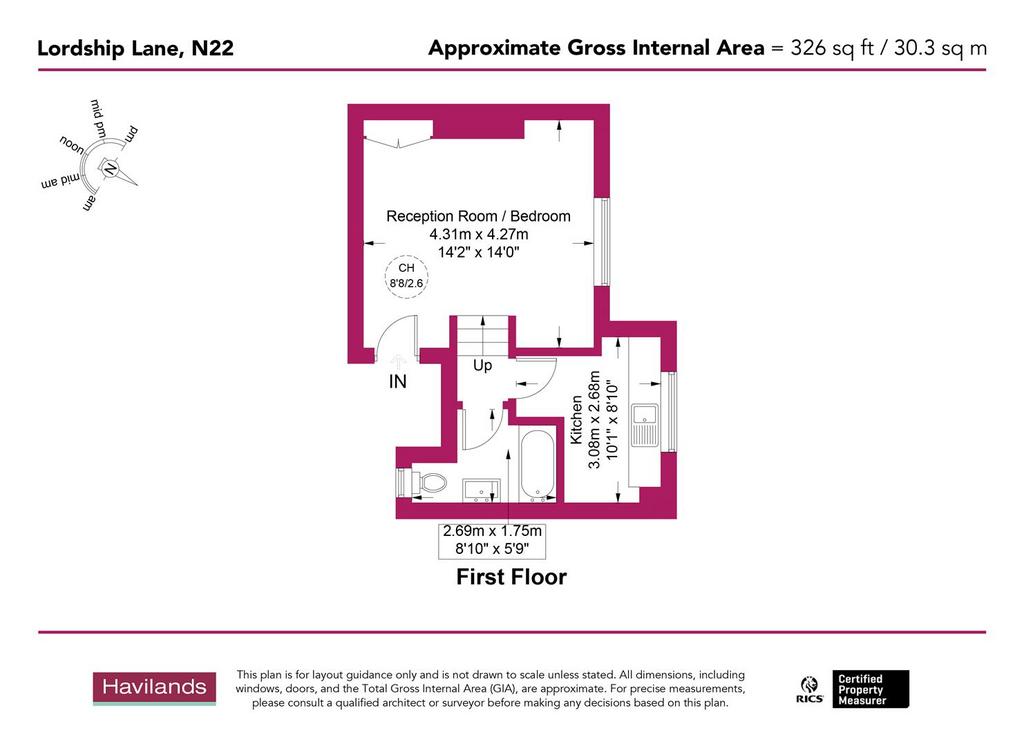 Flat 3, 686 Lordship Lane N22 5 JN-Floor Plan.jpg