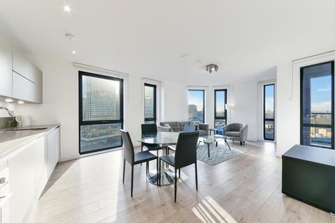 2 bedroom flat to rent, Roosevelt Tower,, 18 Williamsburg Plaza, Canary Wharf, London, E14