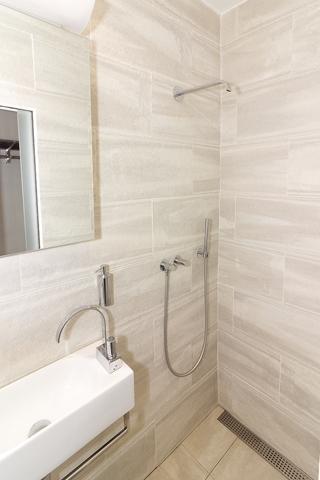 Downstairs shower
