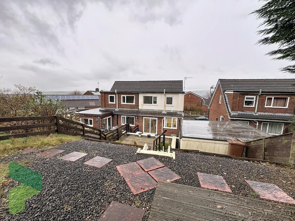 Rear elevation and garden