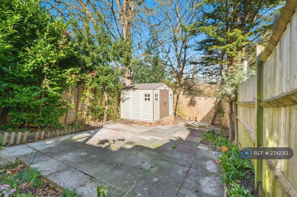 Back Garden With Storage