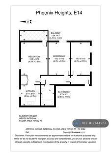 2 bedroom flat to rent, Phoenix Heights East, London, E14