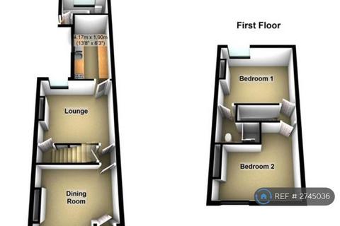 2 bedroom terraced house to rent, William Street, Brierley Hill, DY5