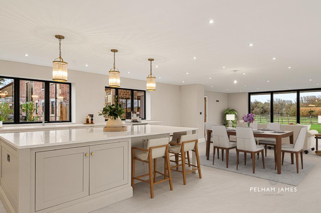 Open Plan Kitchen Living, Redwing House, Great...