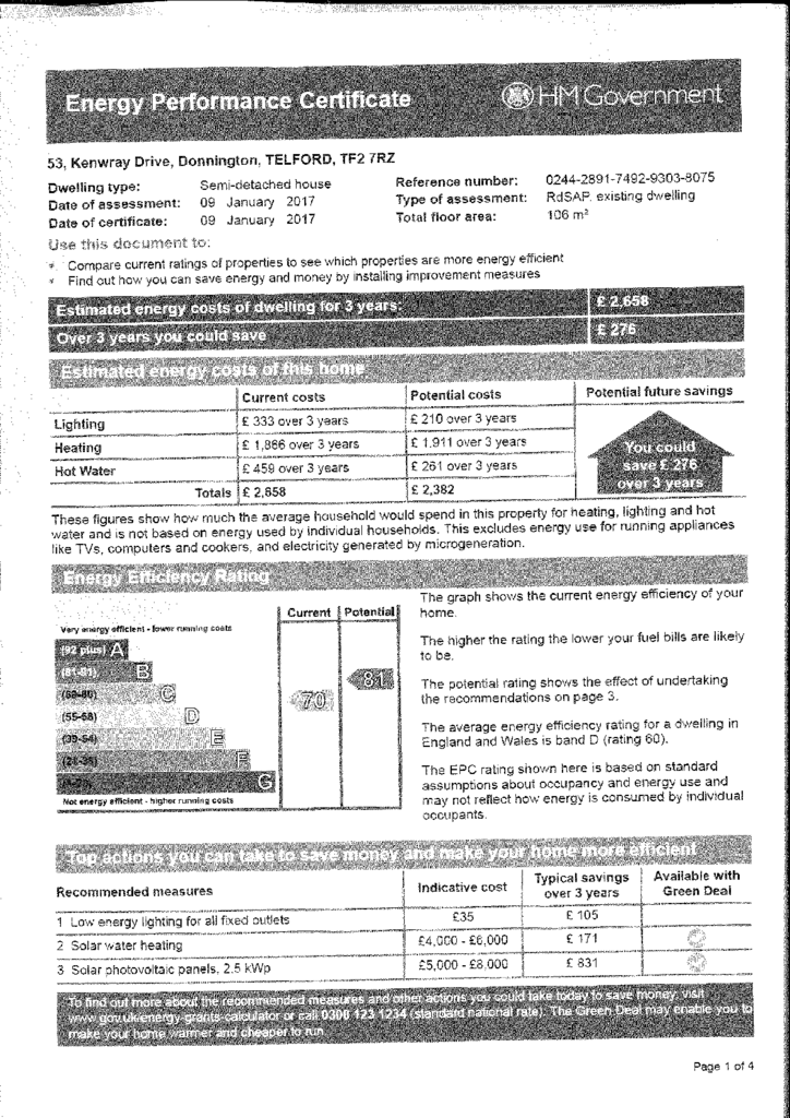 EPC Certificate