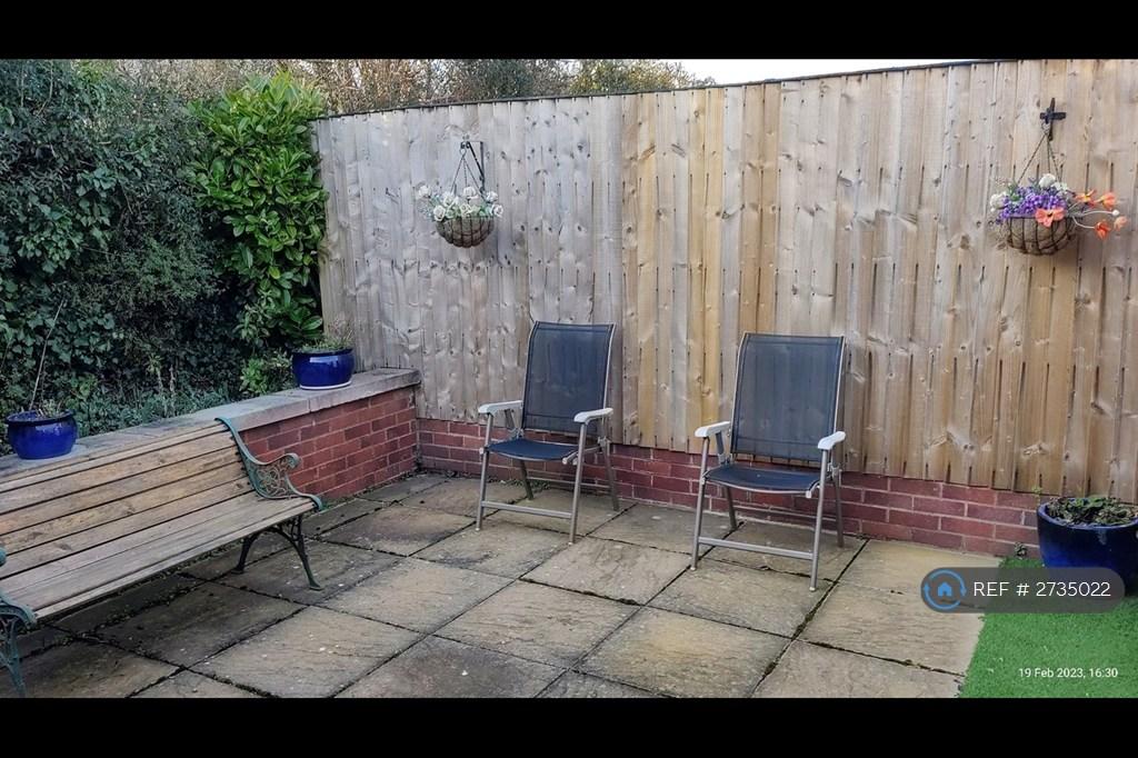 Secluded Patio With Seating